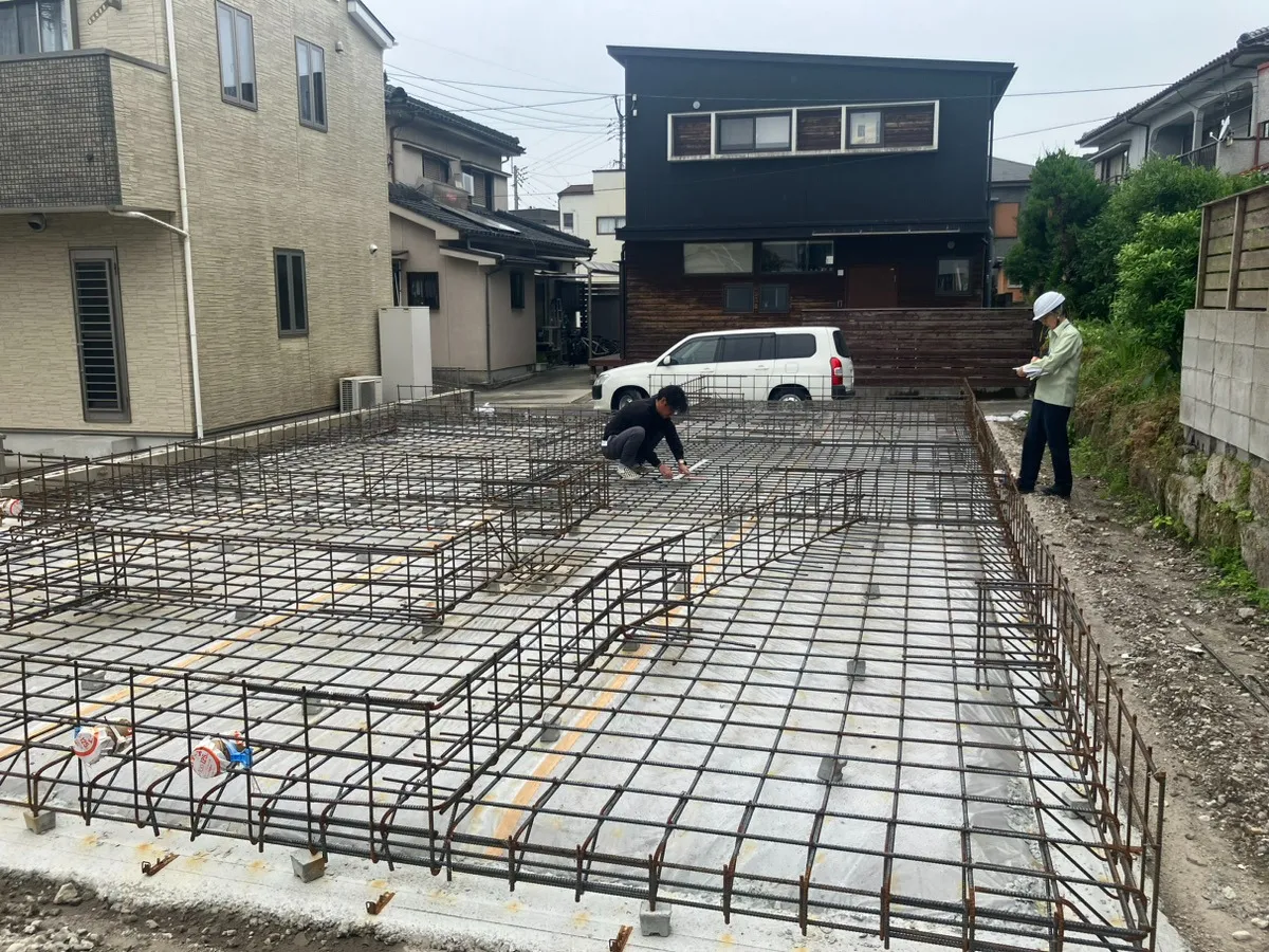 金物検査と配筋検査